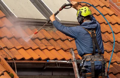Démoussage et hydrofuge de toiture à Baudrecourt